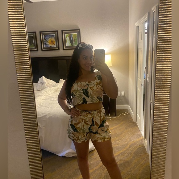 Marshall Other - Marshall’s Tropical Shorts/Crop Top Co-Ord